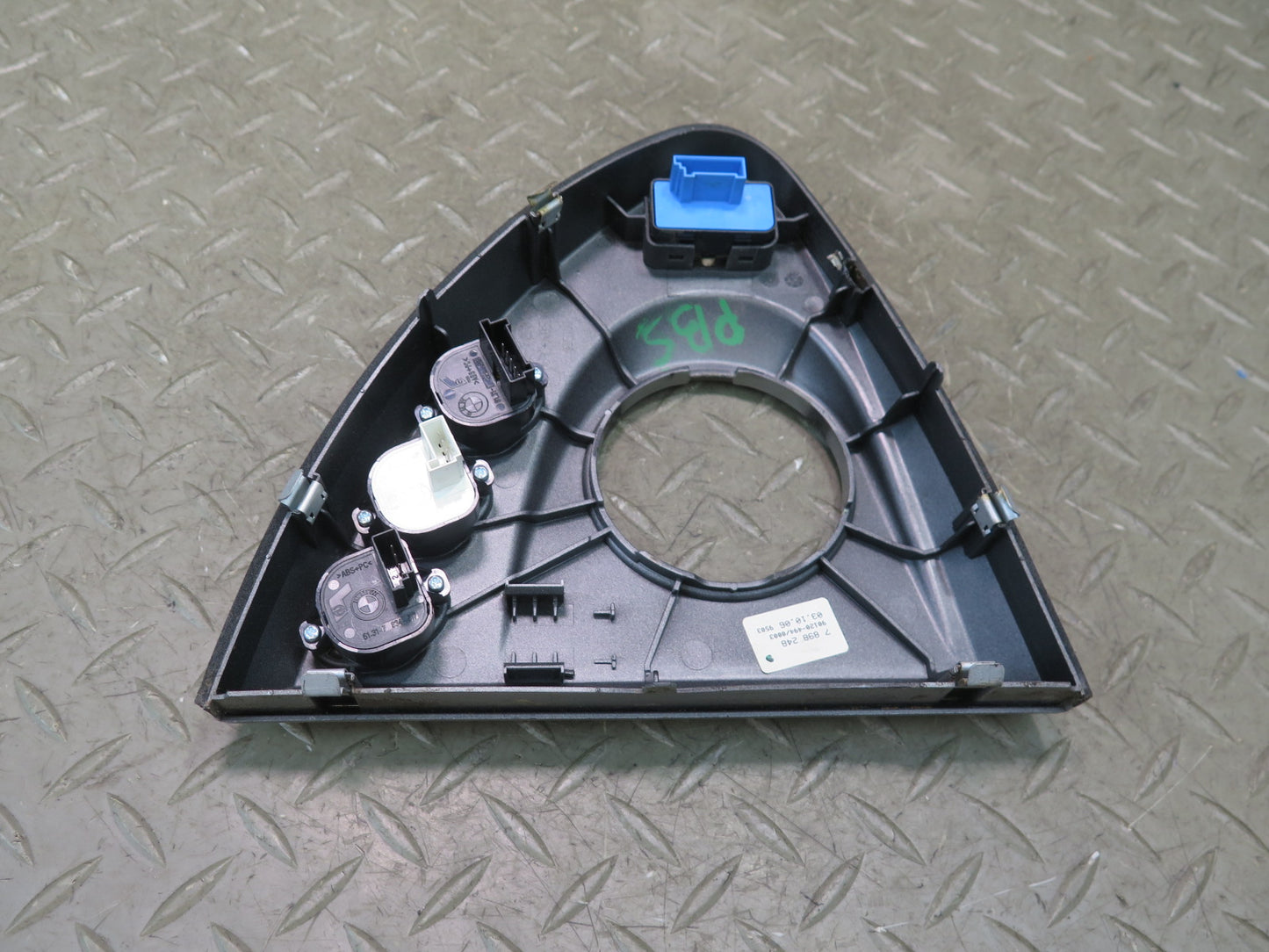 2006-2007 BMW E63 E64 M6 SMG Shifter Trim Bezel Cover Panel w Switches 7898248