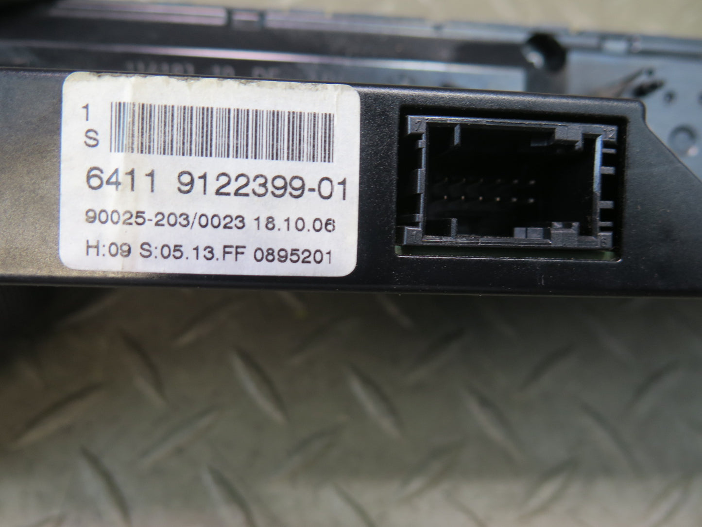 2006-2008 BMW E63 E64 M6 A/C Heater Climate Control Switch Panel 9122399