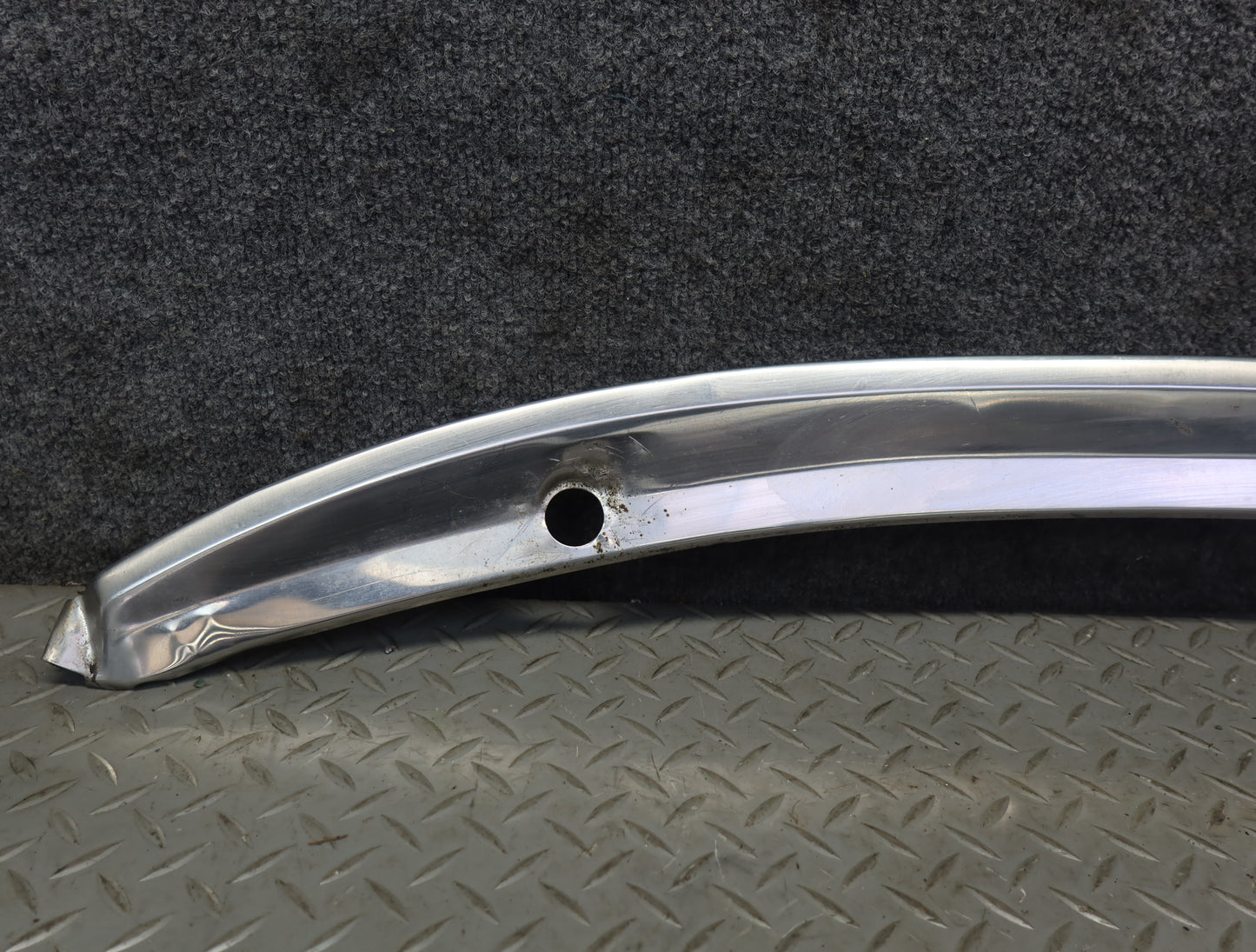 86-89 Mercedes R107 560SL Front Windshield Chrome Molding Trim Set OEM