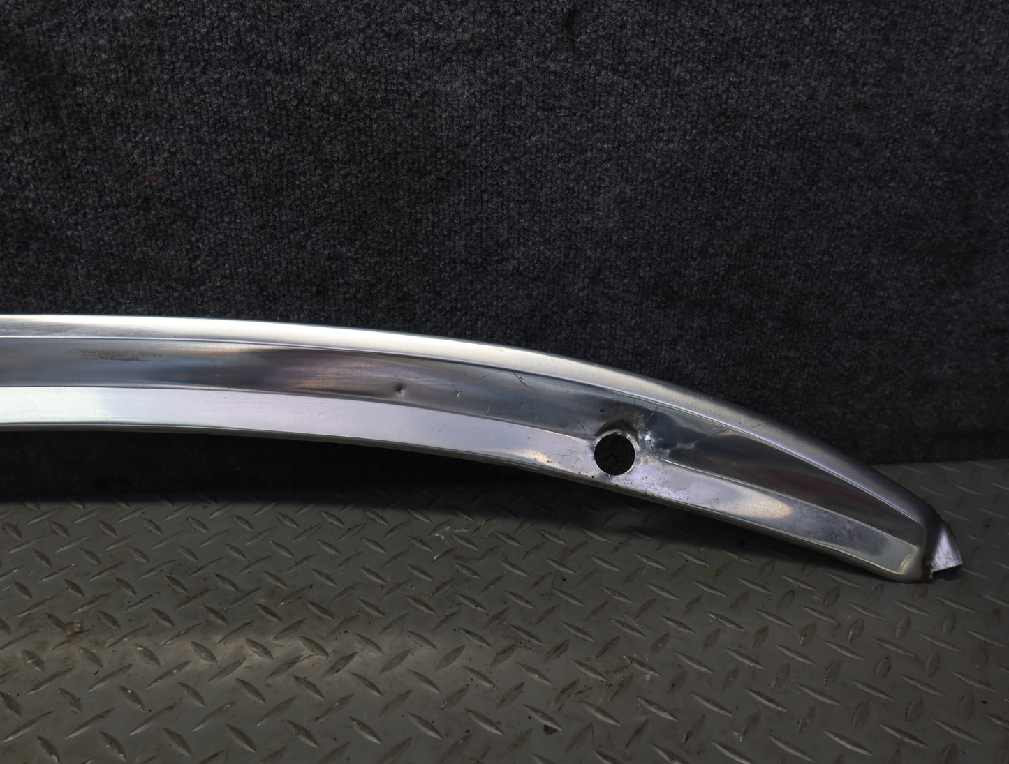 86-89 Mercedes R107 560SL Front Windshield Chrome Molding Trim Set OEM