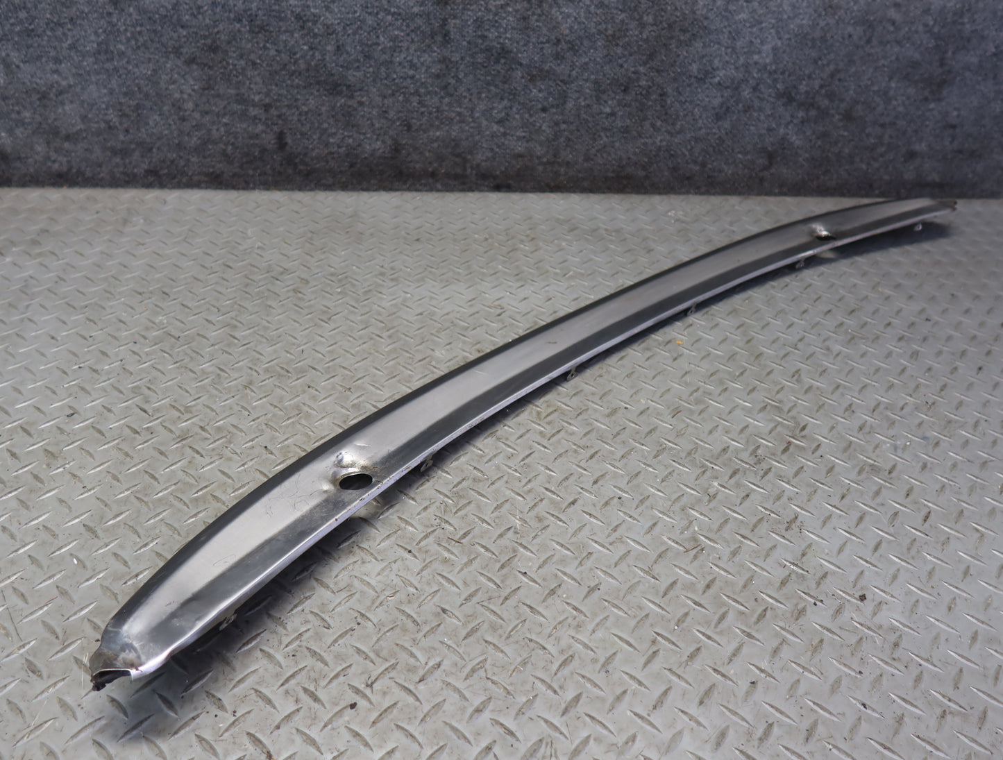 86-89 Mercedes R107 560SL Front Windshield Chrome Molding Trim Set OEM