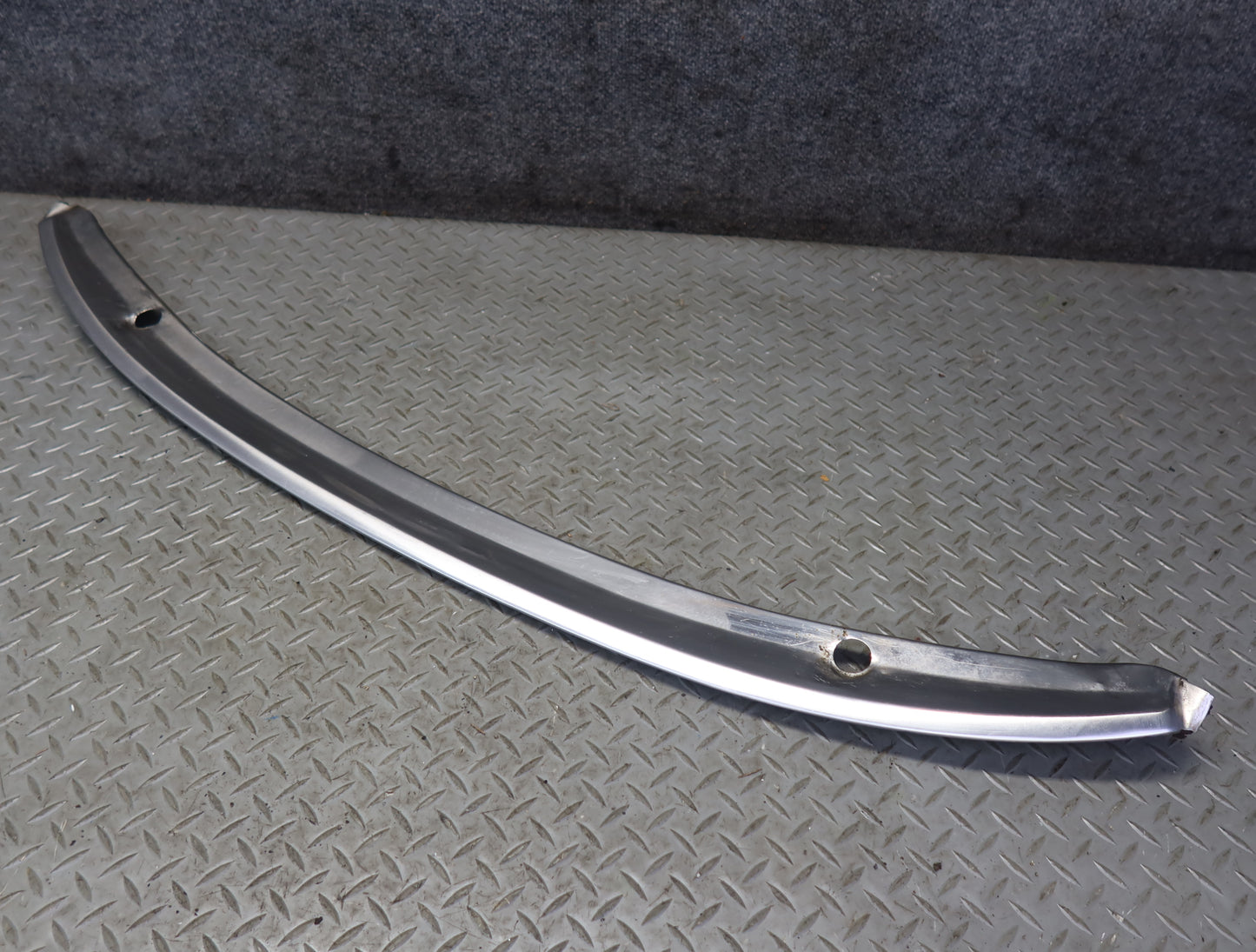 86-89 Mercedes R107 560SL Front Windshield Chrome Molding Trim Set OEM