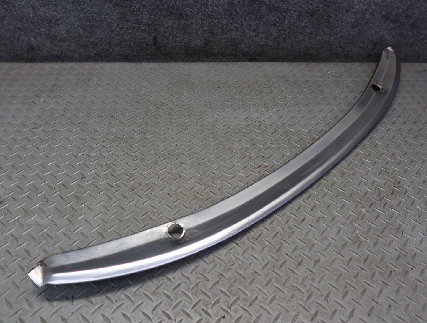 86-89 Mercedes R107 560SL Front Windshield Chrome Molding Trim Set OEM
