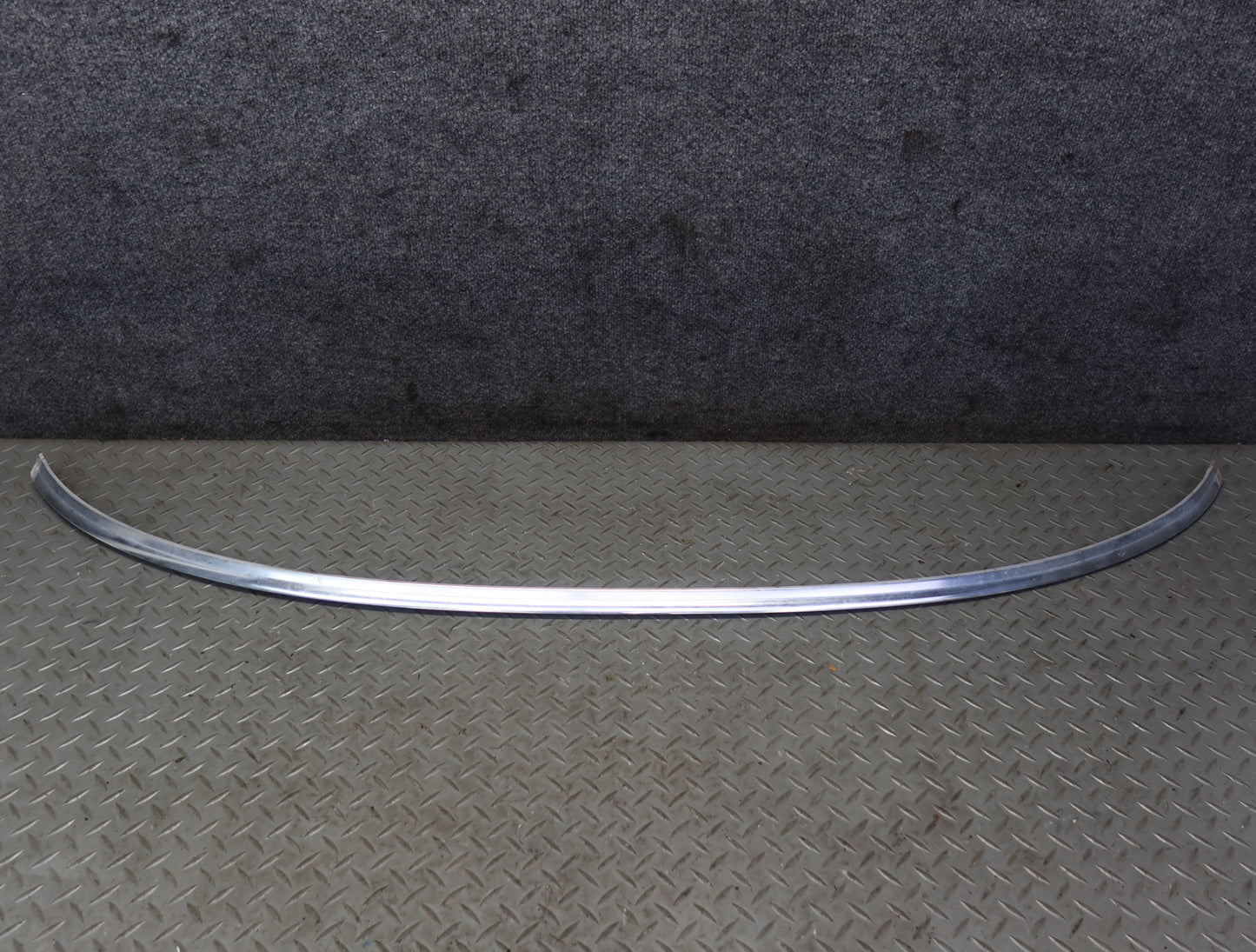 86-89 Mercedes R107 560SL Front Windshield Chrome Molding Trim Set OEM