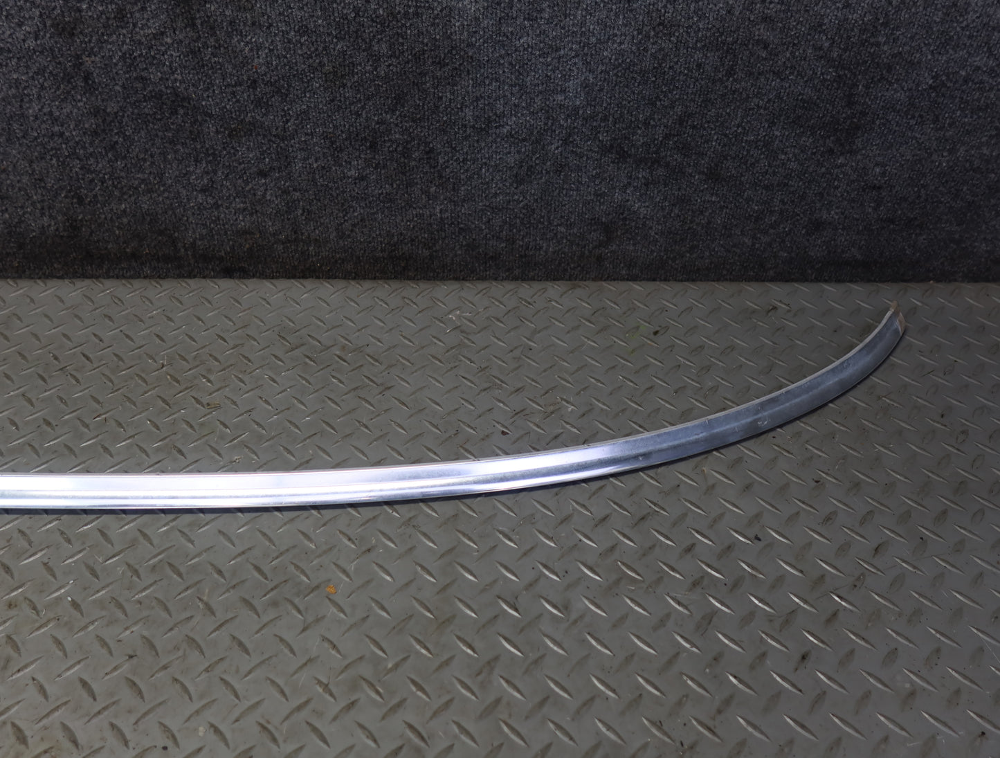 86-89 Mercedes R107 560SL Front Windshield Chrome Molding Trim Set OEM