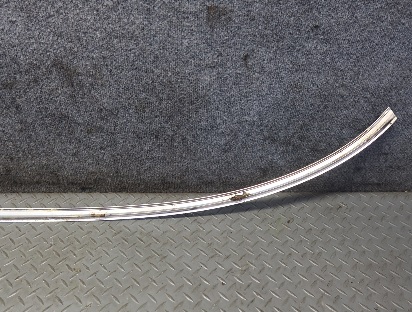 86-89 Mercedes R107 560SL Front Windshield Chrome Molding Trim Set OEM
