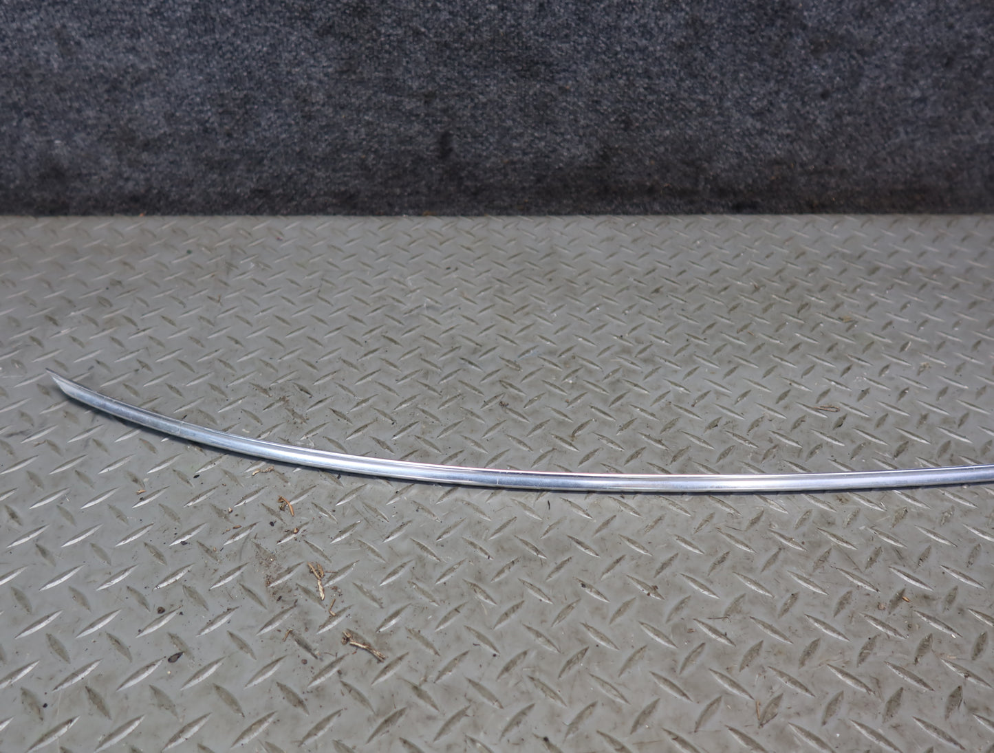 86-89 Mercedes R107 560SL Front Windshield Chrome Molding Trim Set OEM