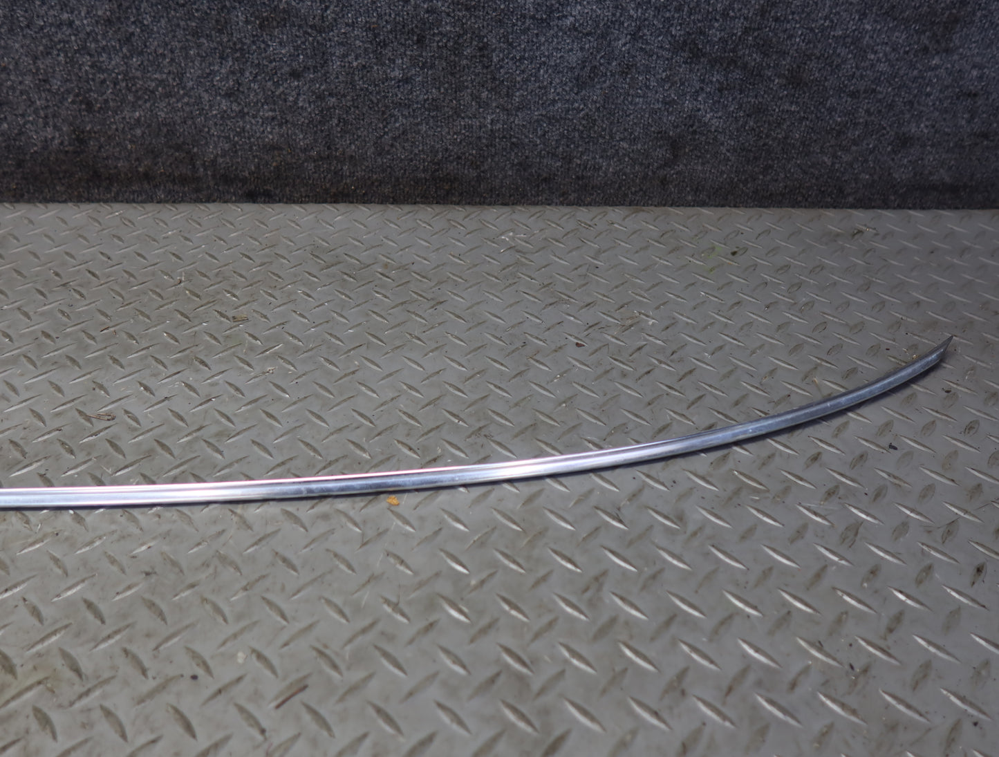 86-89 Mercedes R107 560SL Front Windshield Chrome Molding Trim Set OEM