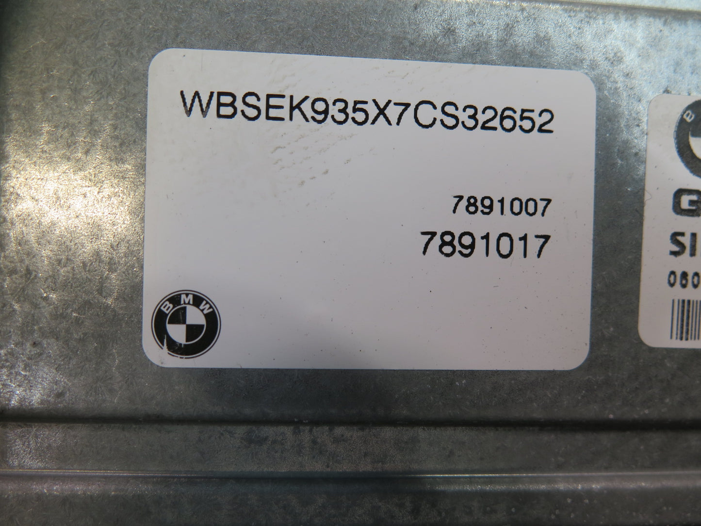 2006-2008 BMW E63 E64 M6 SMG Transmission Control Module Unit TCM TCU 7891007