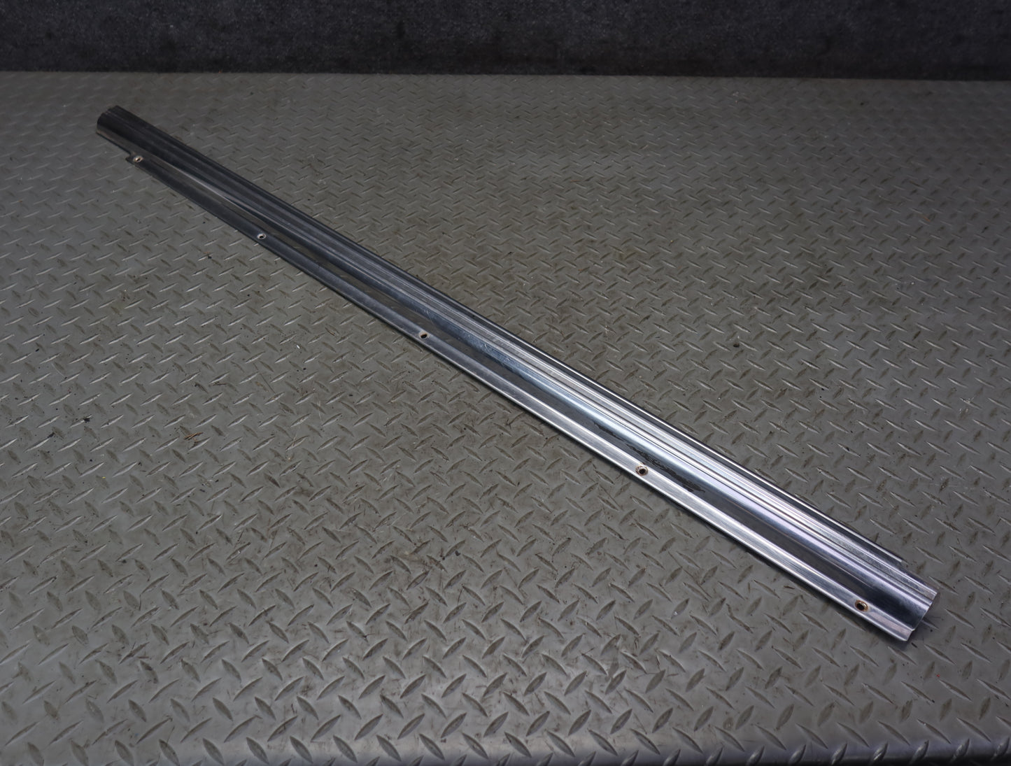 86-89 Mercedes R107 560SL Left & Right Door Sill Scuff Plate Trim Set OEM