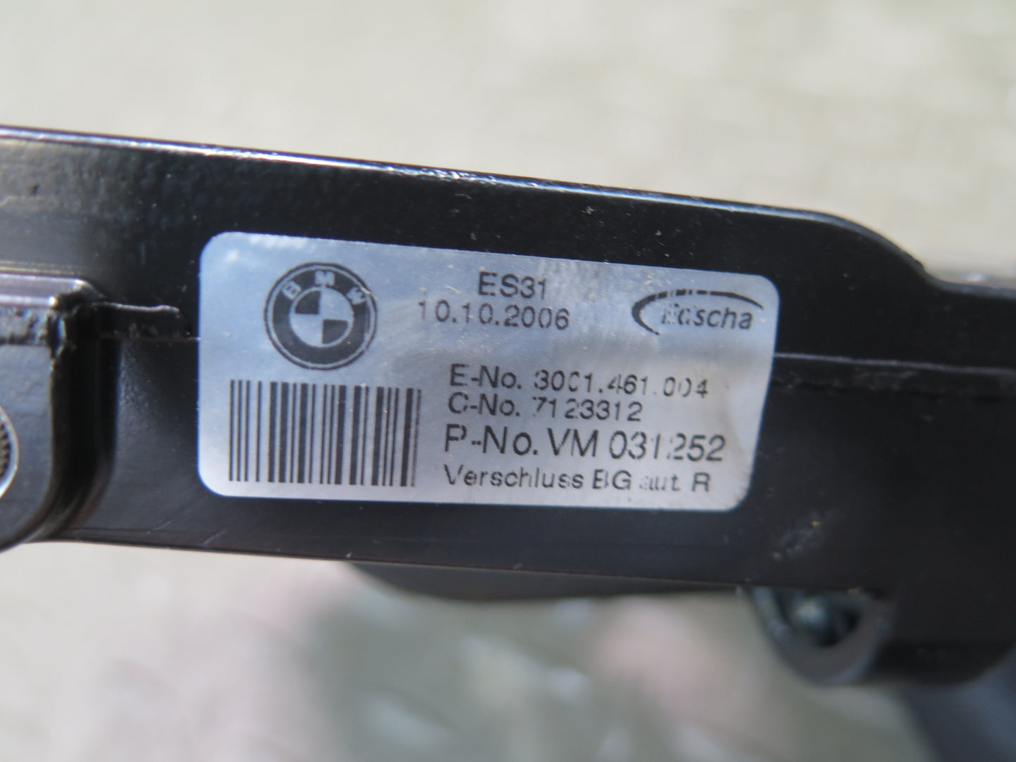 2007-2010 BMW E64 M6 Convertible Rear Left & Right Lock Latch Actuator Set of 2