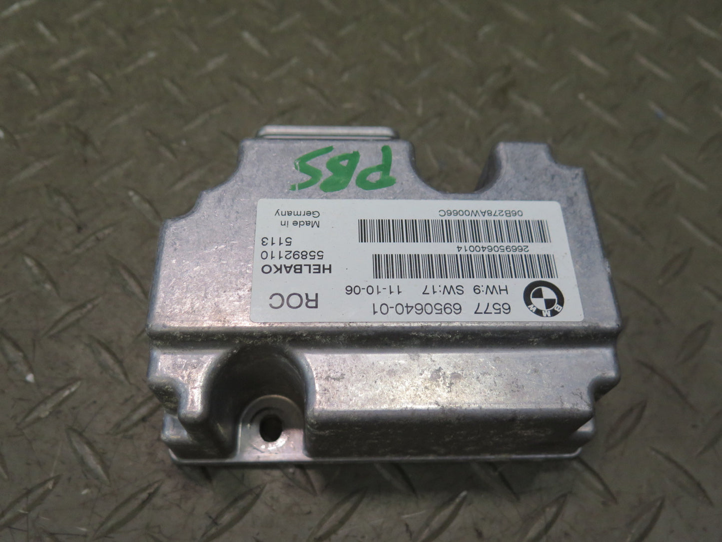 2006-2010 BMW E64 M6 Convertible ROC Roll Over Control Module 6950640