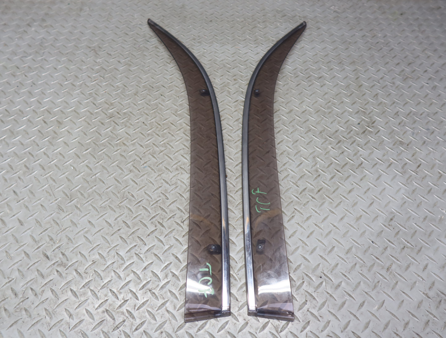 99-01 Toyota Crown JZS175 Set of 3 Front & Rear Door Window Visor Rain Guard OEM