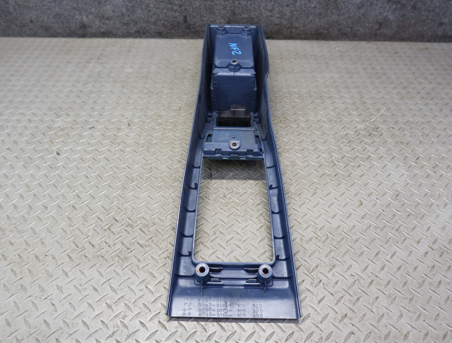 84-89 Nissan Z31 300ZX Center Console Trim Cover Panel w Mirror Switch OEM