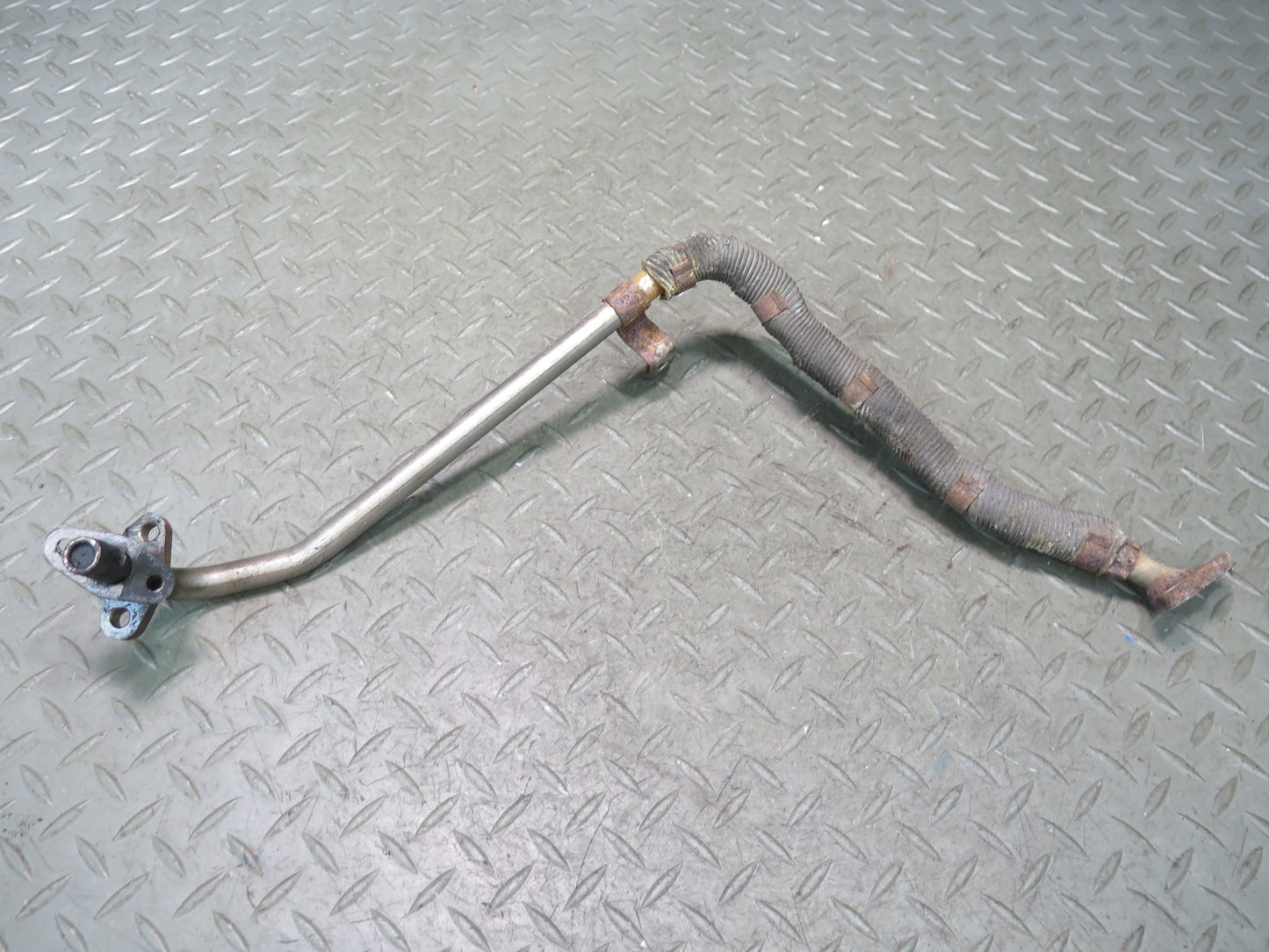 90-96 Nissan Z32 300ZX VG30DE NA Set of 2 EGR Pipe Tube w Valve OEM