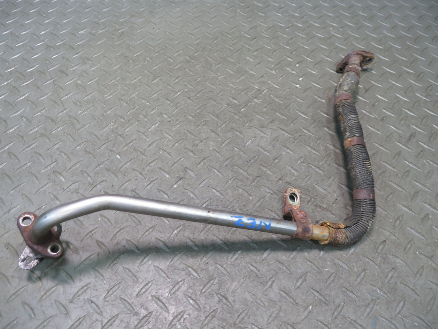 90-96 Nissan Z32 300ZX VG30DE NA Set of 2 EGR Pipe Tube w Valve OEM