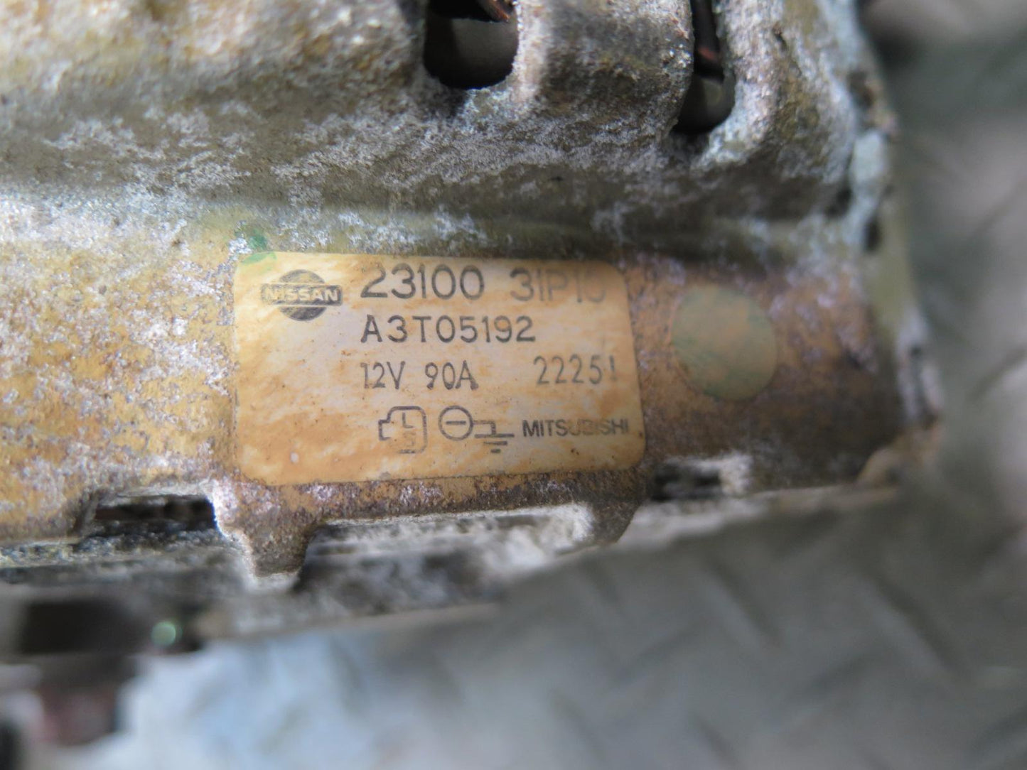 90-93 Nissan 300ZX Z32 VG30DE NA Engine Alternator Generator 90A 23100-31P10 OEM