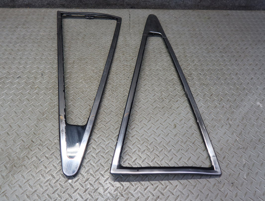 84-89 Nissan Z31 300ZX 2+0 Set of 2 Rear Quarter Window Trim Molding Panel OEM