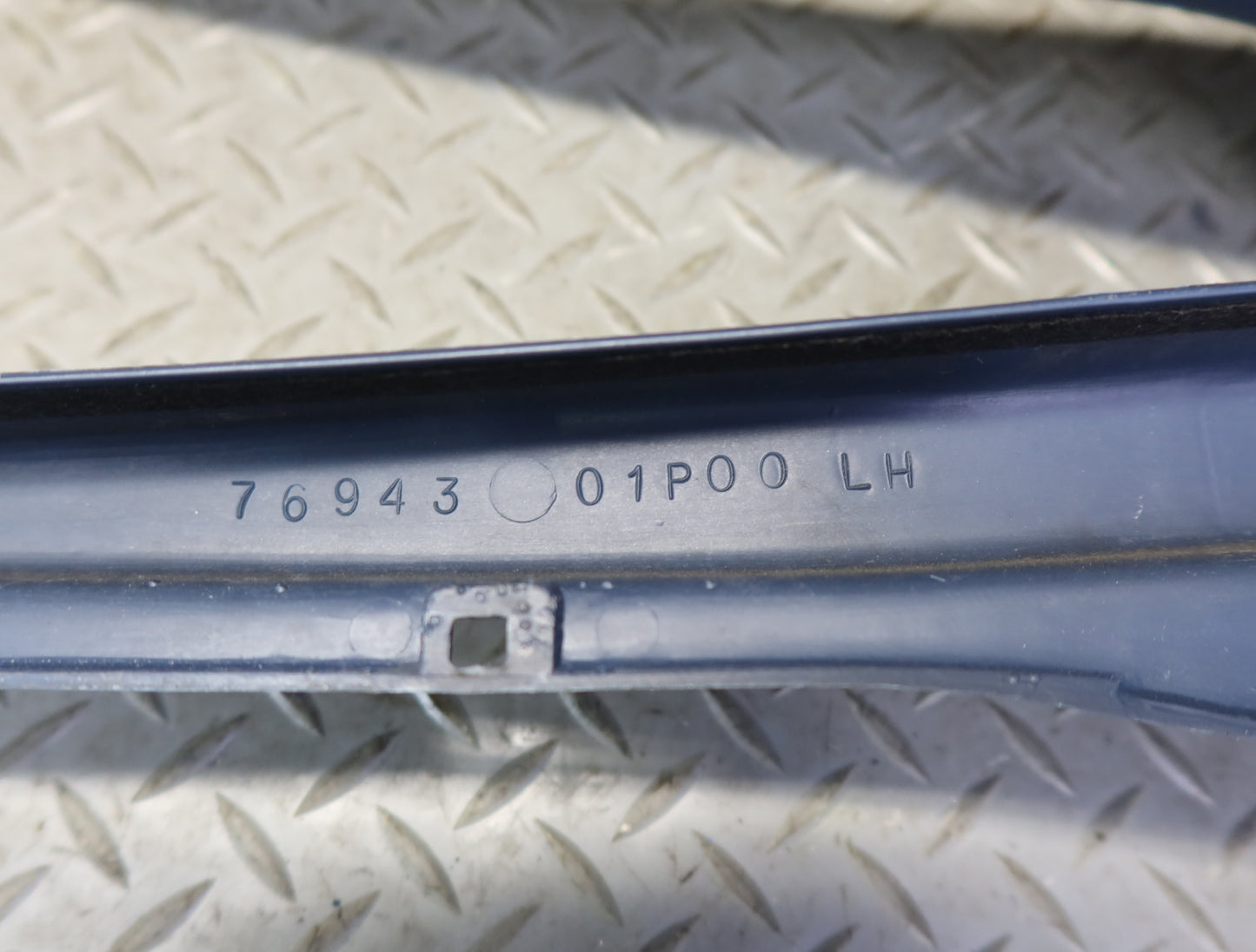 84-86 Nissan Z31 300ZX Set of 2 Left & Right B Pillar Trim Cover Panel Blue OEM