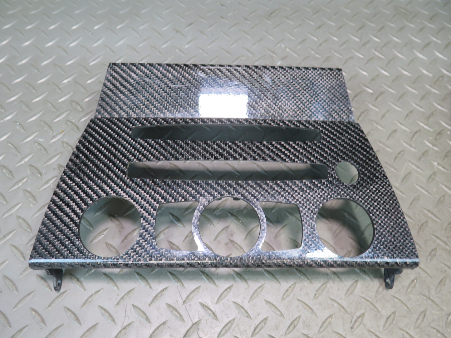 06-10 BMW E63 E64 M6 Dash Console Interior Carbon Fiber Trim Bezel Panel Set