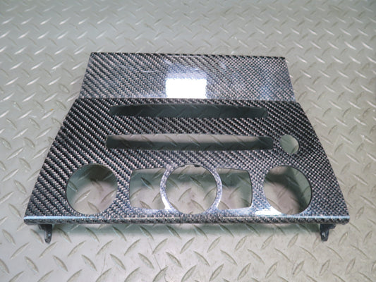 06-10 BMW E63 E64 M6 Dash Console Interior Carbon Fiber Trim Bezel Panel Set