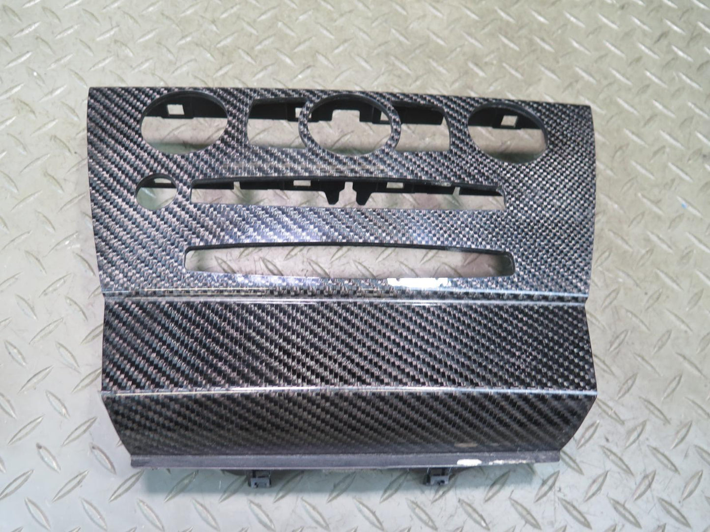 06-10 BMW E63 E64 M6 Dash Console Interior Carbon Fiber Trim Bezel Panel Set