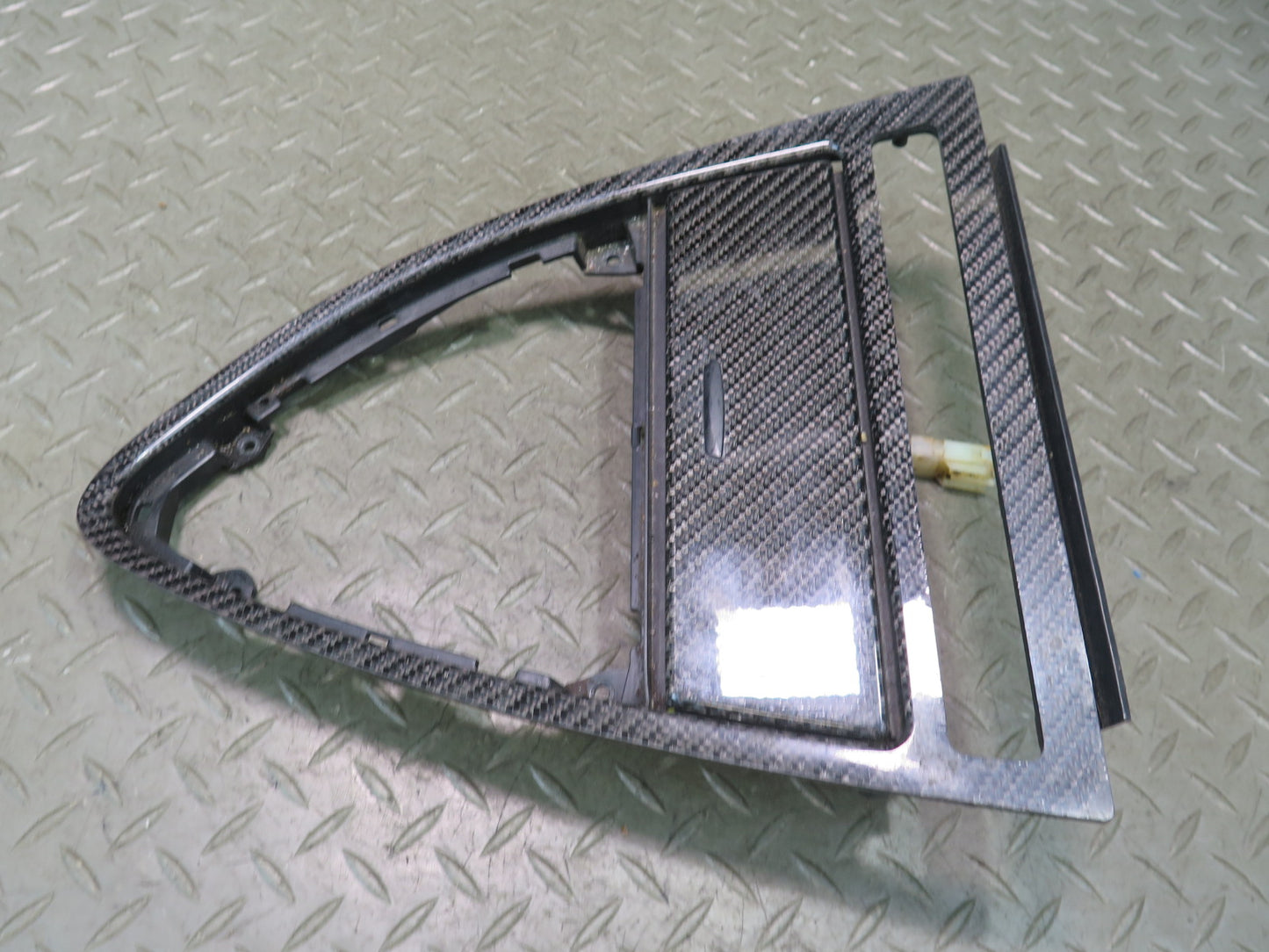 06-10 BMW E63 E64 M6 Dash Console Interior Carbon Fiber Trim Bezel Panel Set