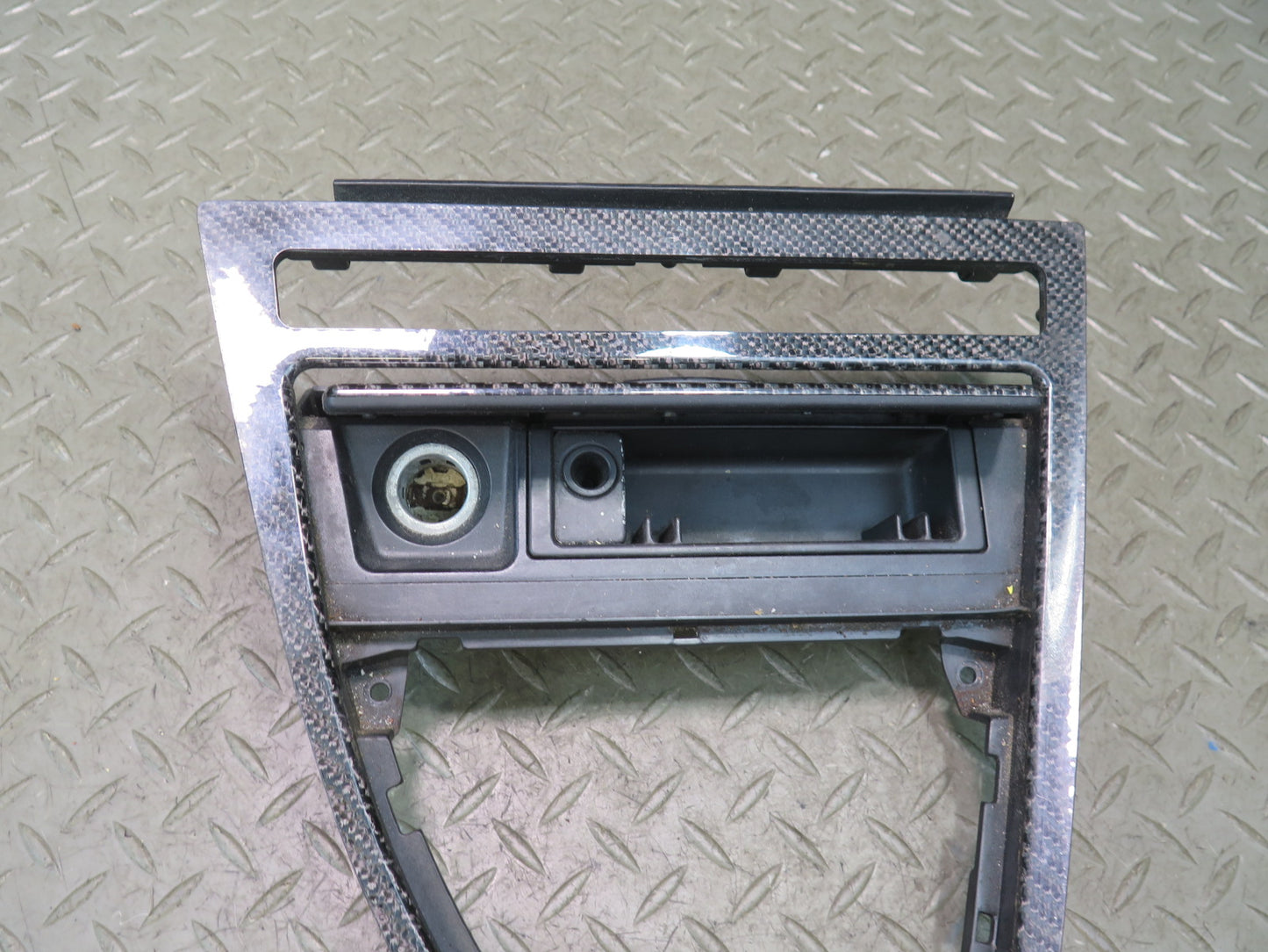 06-10 BMW E63 E64 M6 Dash Console Interior Carbon Fiber Trim Bezel Panel Set