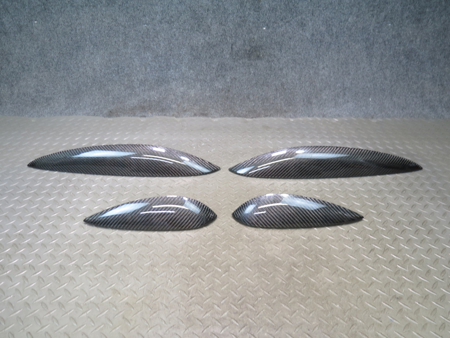 2006-2010 BMW E63 E64 M6 Interior Carbon Fiber Trim Bezel Cover Panel Set of 4