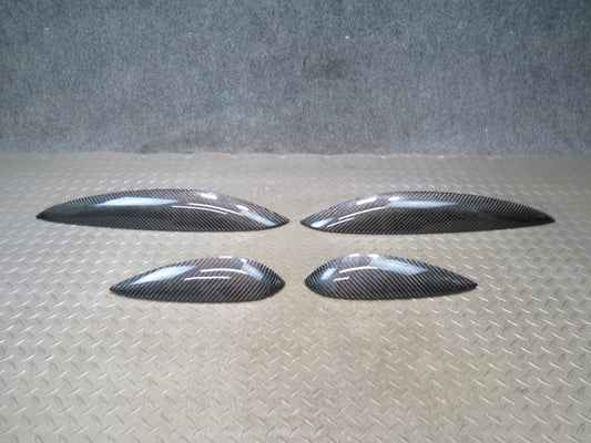 2006-2010 BMW E63 E64 M6 Interior Carbon Fiber Trim Bezel Cover Panel Set of 4