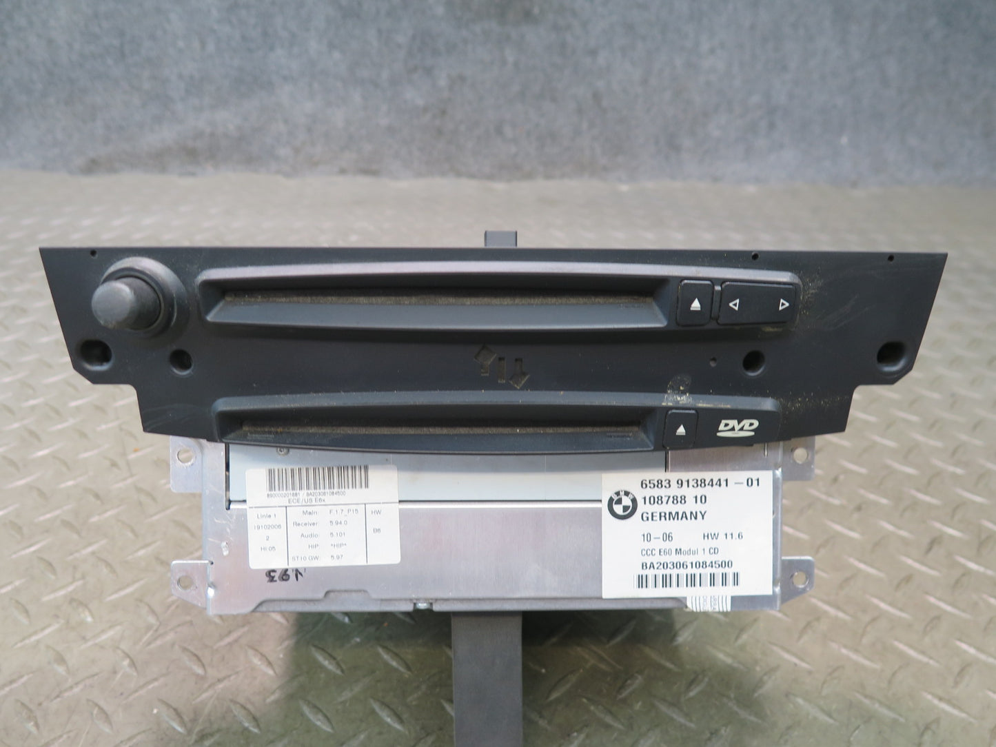 2007 BMW E64 E63 M6 CCC GPS Navi Radio CD Player Recievr Head Unit 9138441