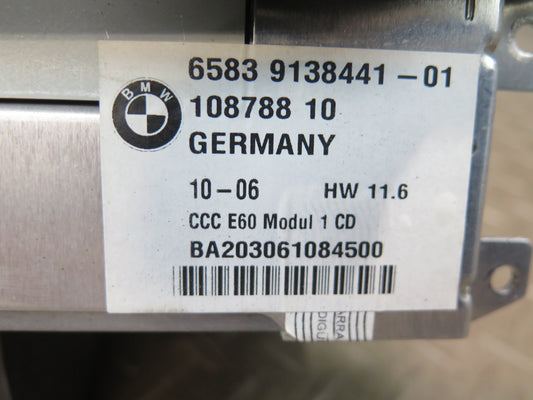 2007 BMW E64 E63 M6 CCC GPS Navi Radio CD Player Recievr Head Unit 9138441