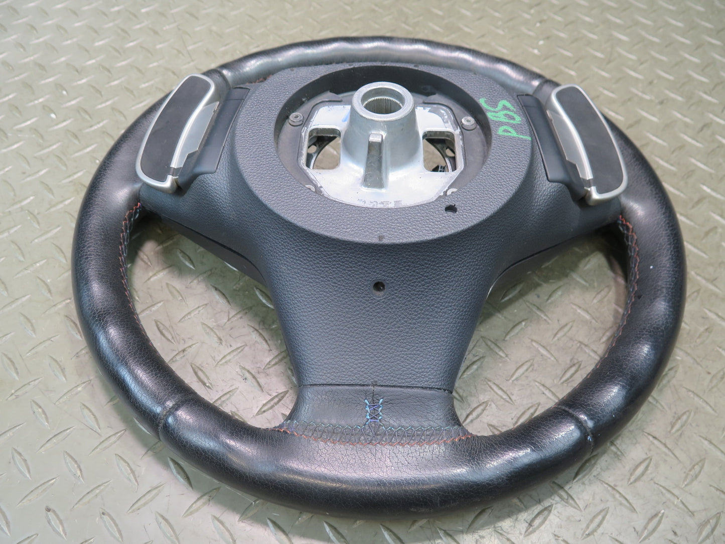 2006-2010 BMW E64 E63 M6 Leather Sport Steering Wheel w SMG Paddles