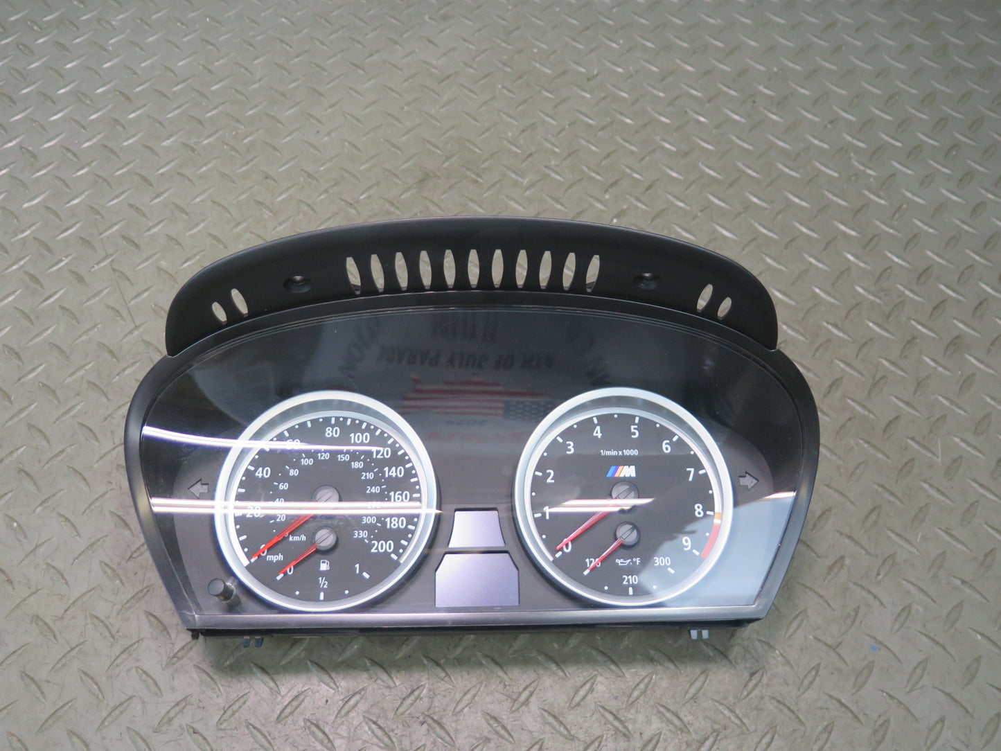 2006-2010 BMW E63 E64 M6 Instrument Cluster Gauge Speedometer 7839299