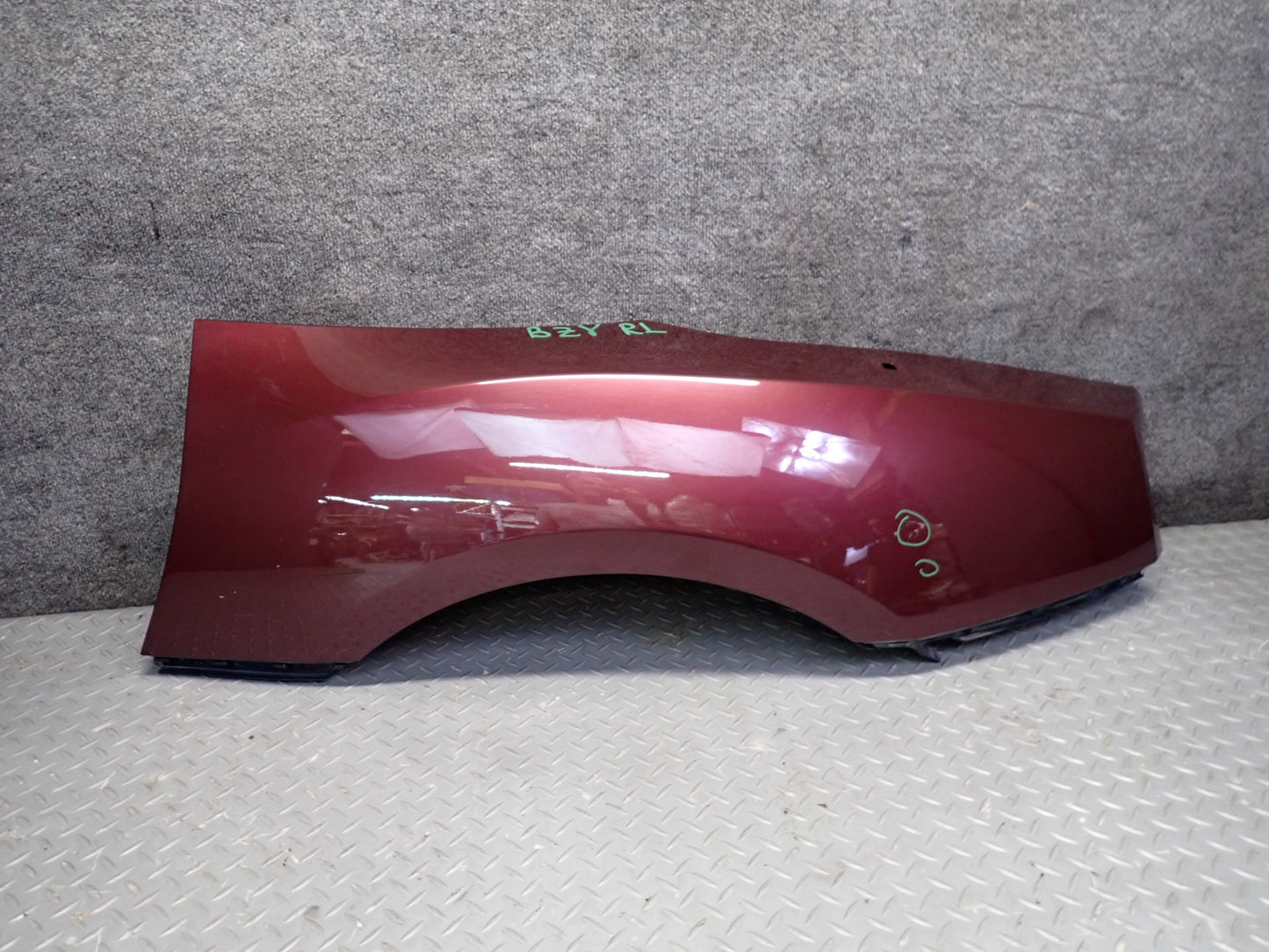 03-08 BMW E85 Z4 Rear Left Quarter Fender Shell Cover Panel Merlot RED OEM