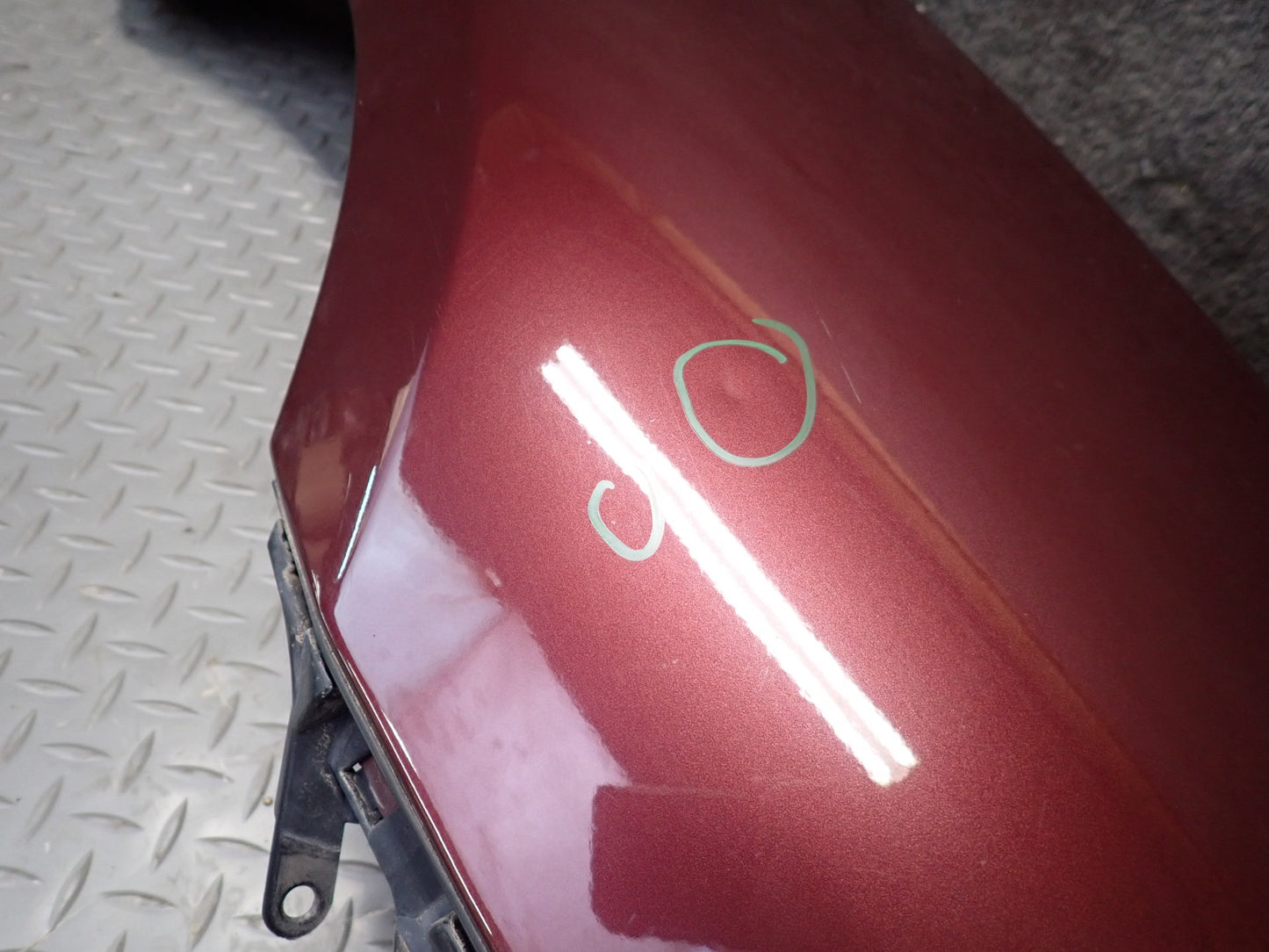 03-08 BMW E85 Z4 Rear Left Quarter Fender Shell Cover Panel Merlot RED OEM