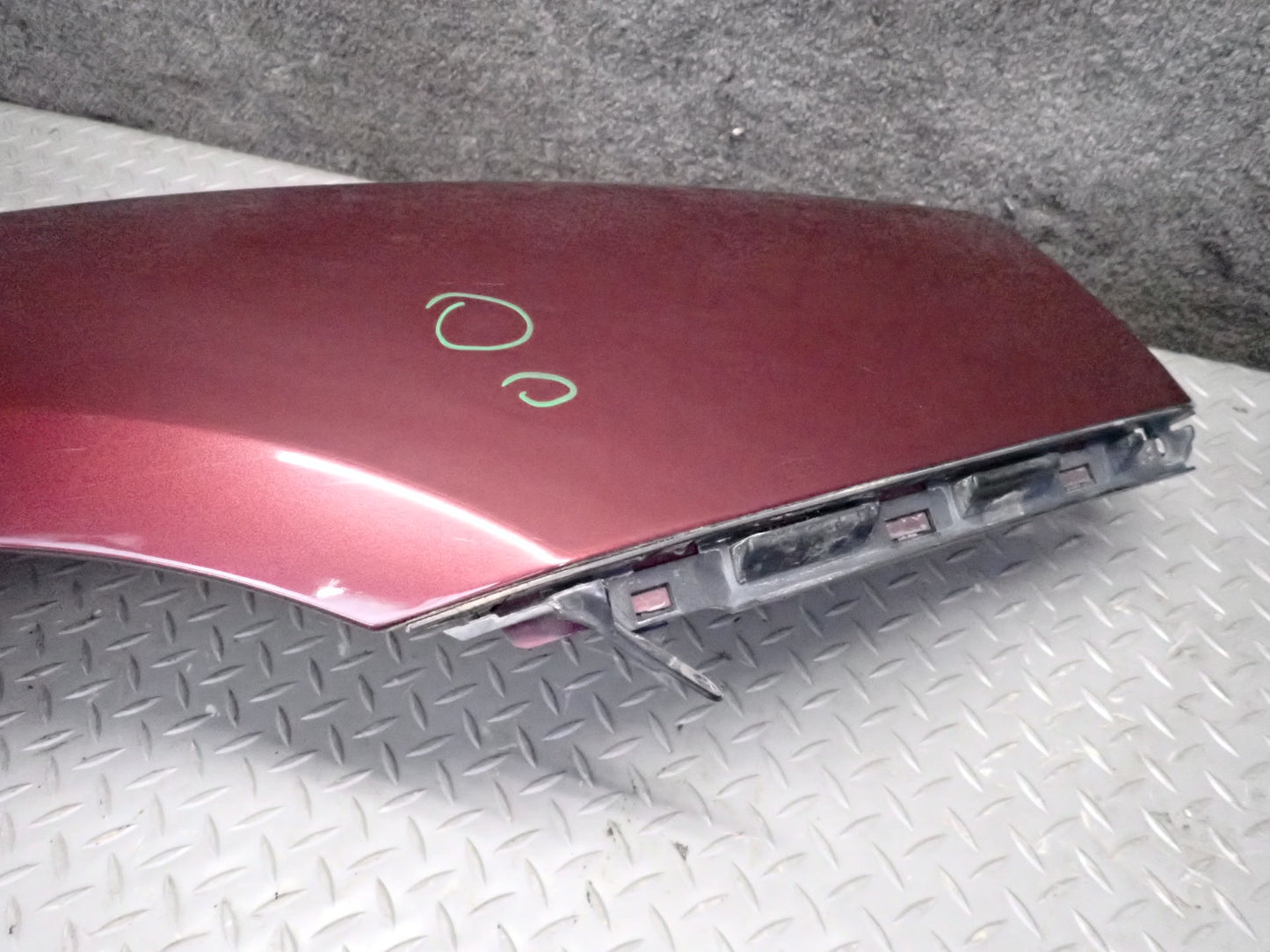 03-08 BMW E85 Z4 Rear Left Quarter Fender Shell Cover Panel Merlot RED OEM