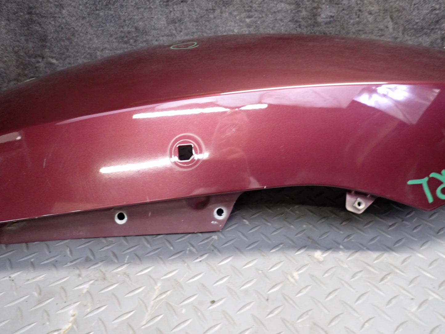 03-08 BMW E85 Z4 Rear Left Quarter Fender Shell Cover Panel Merlot RED OEM