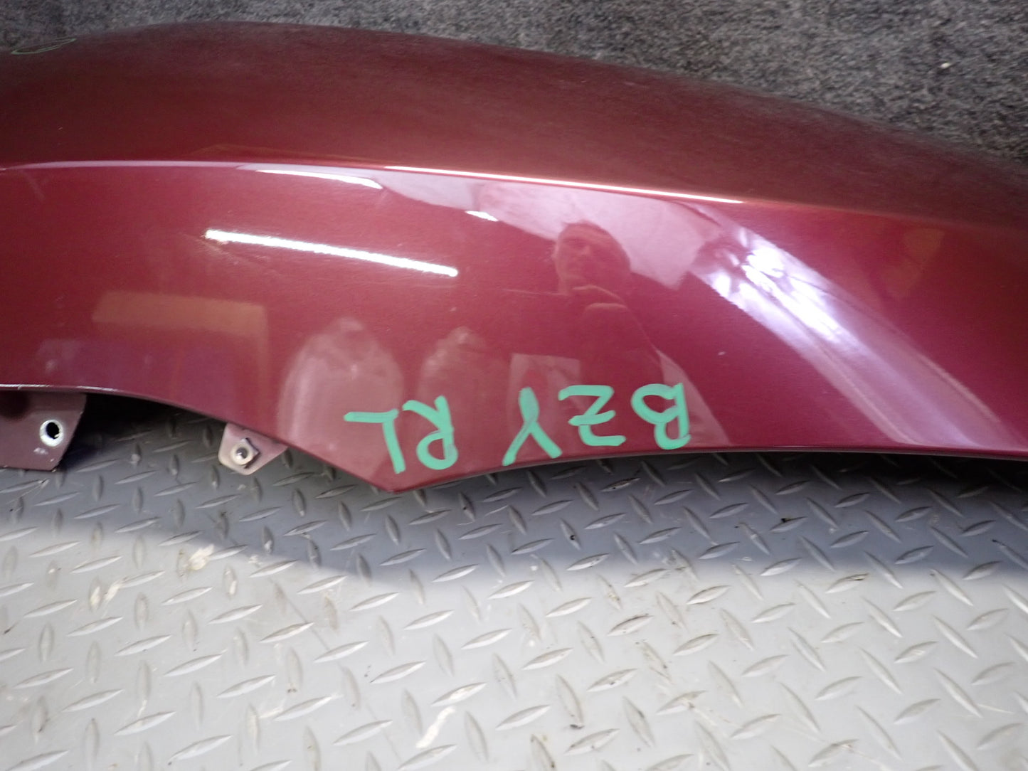 03-08 BMW E85 Z4 Rear Left Quarter Fender Shell Cover Panel Merlot RED OEM