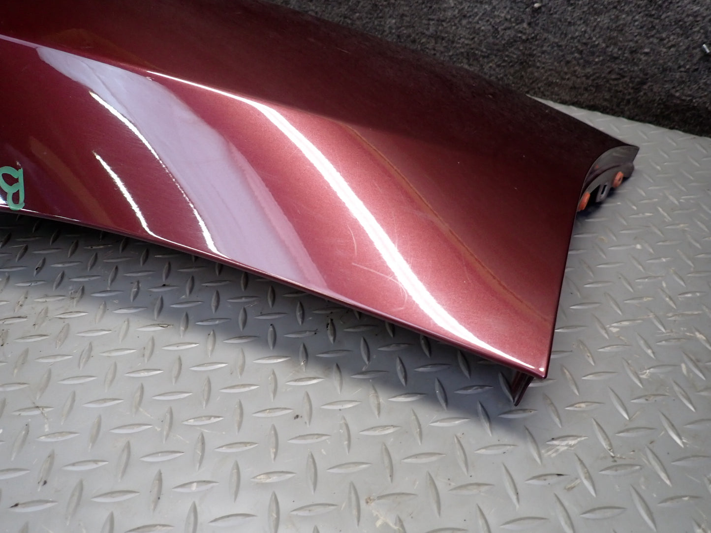 03-08 BMW E85 Z4 Rear Left Quarter Fender Shell Cover Panel Merlot RED OEM