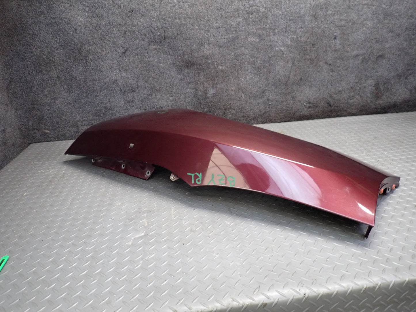 03-08 BMW E85 Z4 Rear Left Quarter Fender Shell Cover Panel Merlot RED OEM