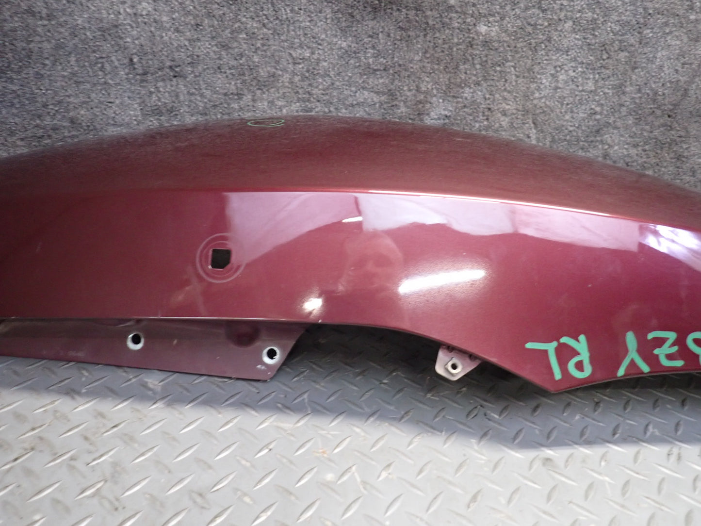 03-08 BMW E85 Z4 Rear Left Quarter Fender Shell Cover Panel Merlot RED OEM