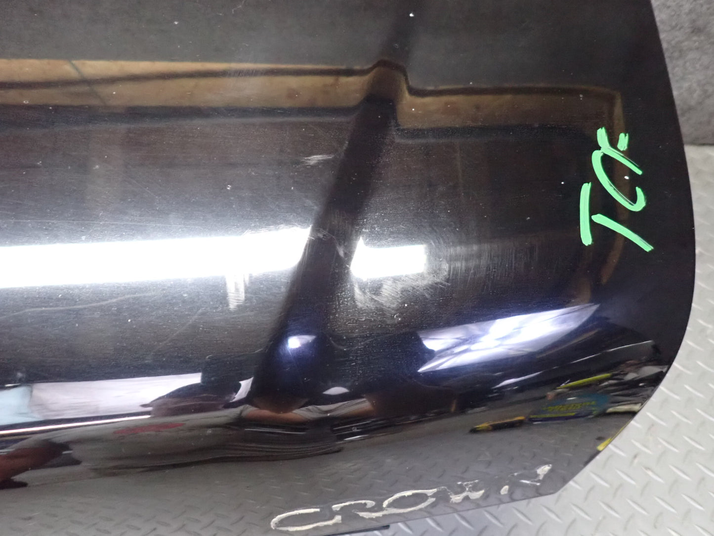 99-01 Toyota Crown JZS175 Rear Trunk Deck Lid Shell Cover Panel Black OEM