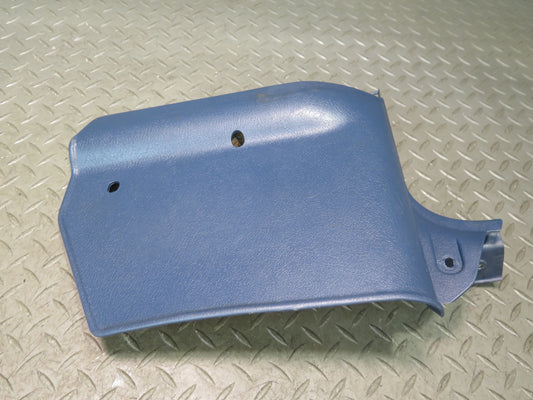 84-89 Nissan Z31 300ZX Front Left & Right Lower Kick Trim Cover Panel Blue OEM