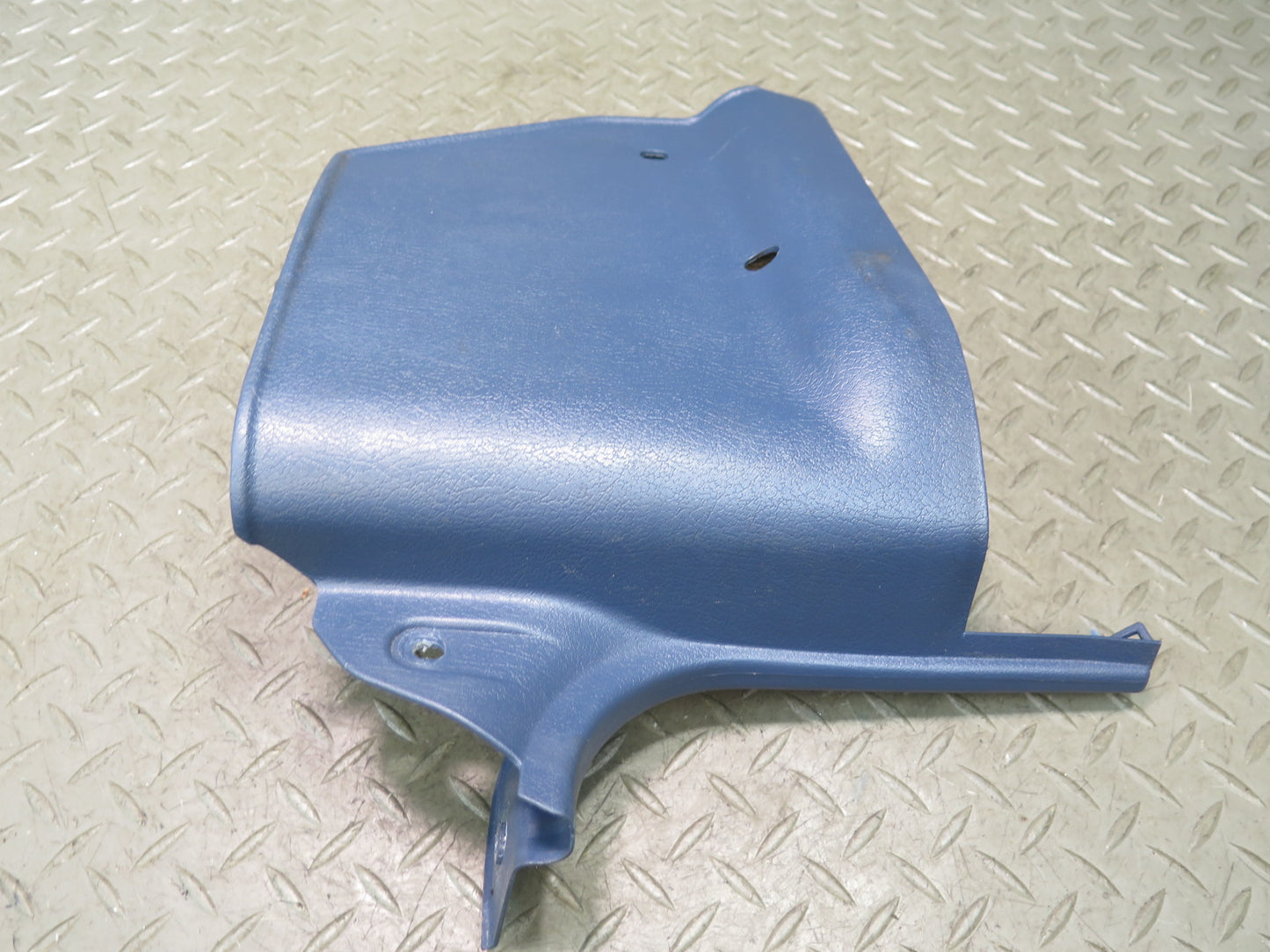 84-89 Nissan Z31 300ZX Front Left & Right Lower Kick Trim Cover Panel Blue OEM