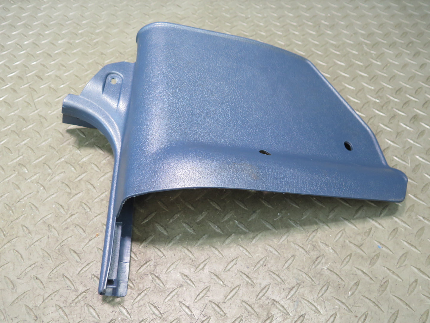 84-89 Nissan Z31 300ZX Front Left & Right Lower Kick Trim Cover Panel Blue OEM
