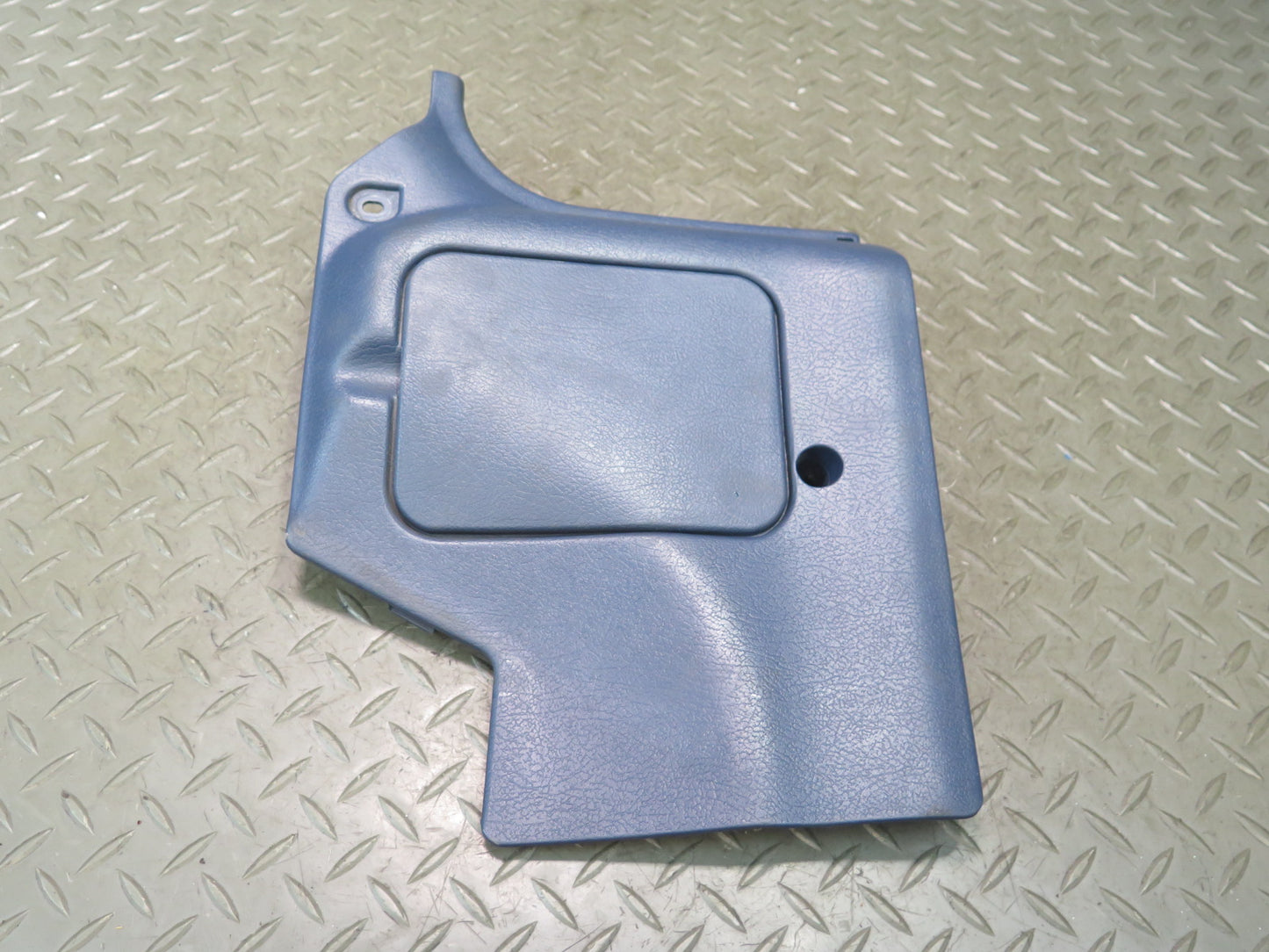 84-89 Nissan Z31 300ZX Front Left & Right Lower Kick Trim Cover Panel Blue OEM