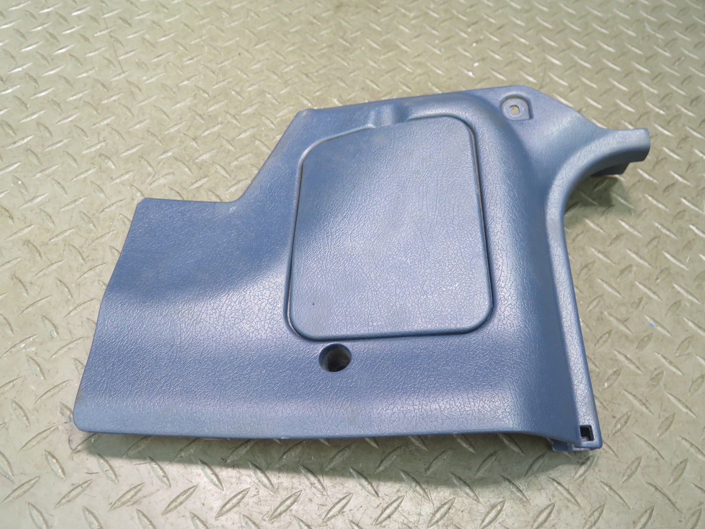 84-89 Nissan Z31 300ZX Front Left & Right Lower Kick Trim Cover Panel Blue OEM