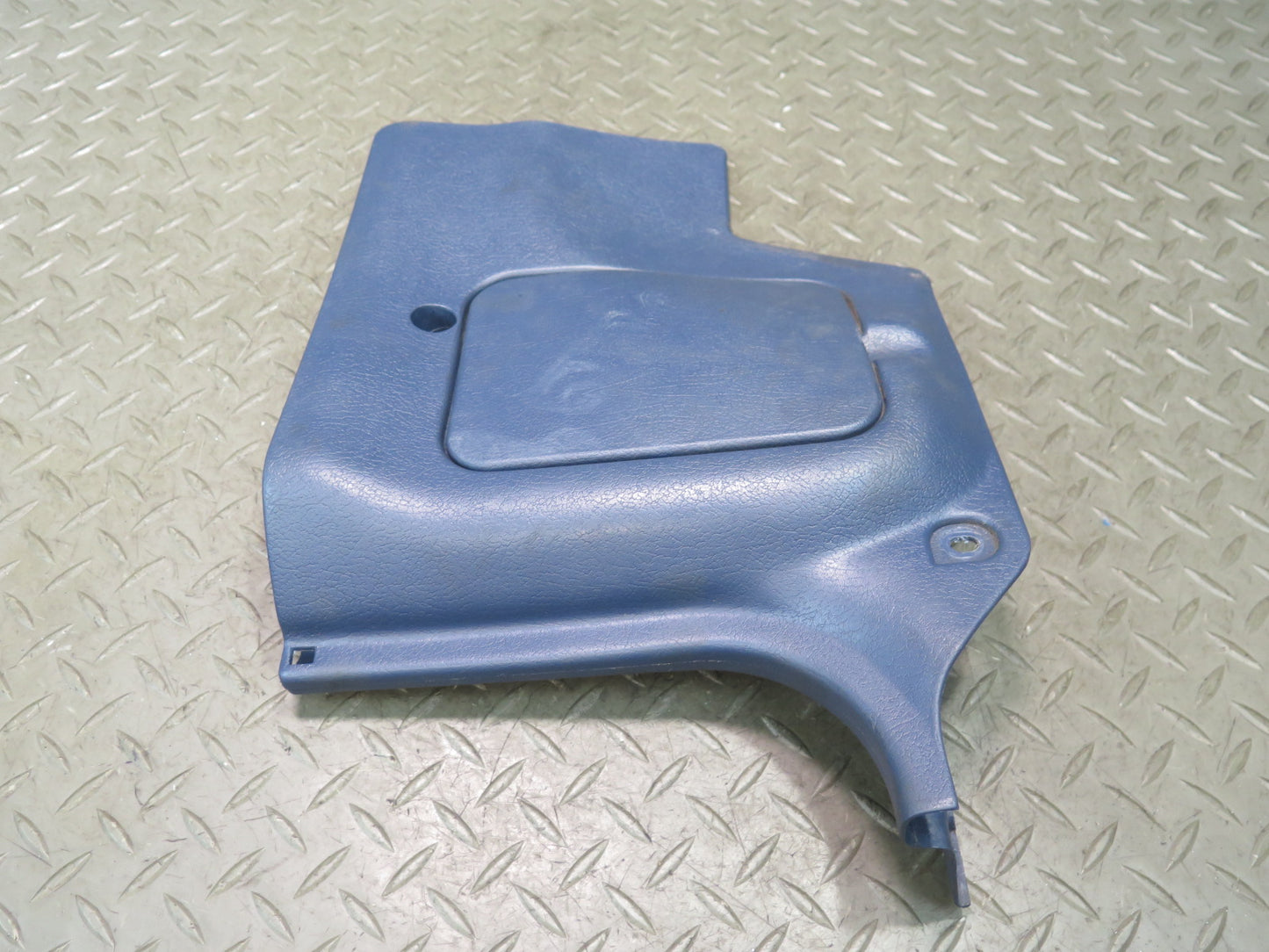 84-89 Nissan Z31 300ZX Front Left & Right Lower Kick Trim Cover Panel Blue OEM