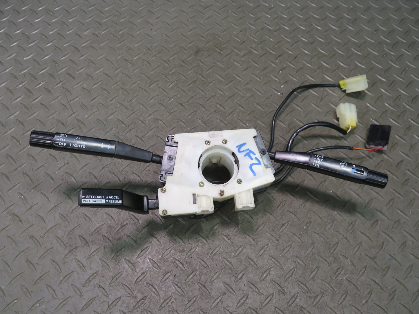 84-86 Nissan Z31 300ZX Steering Column Turn Signal Wiper Cruise Multi Switch OEM